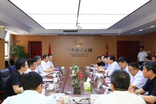中石油天然氣銷售河北公司黨委書記、執(zhí)行董事徐文滿一行到邯鄲建投集團(tuán)調(diào)研指導(dǎo)工作